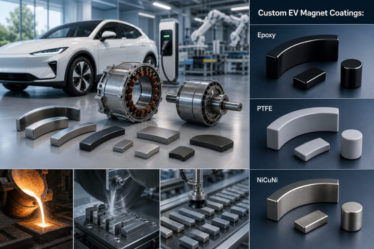 EV Motor Magnets for Electric Vehicle Drive Systems 21 Custom EV Magnet Coatings