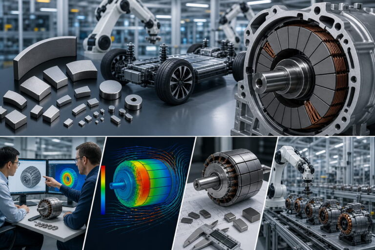 EV Motor Magnets for Electric Vehicle Drive Systems 22 Custom EV Magnet Engineering Support