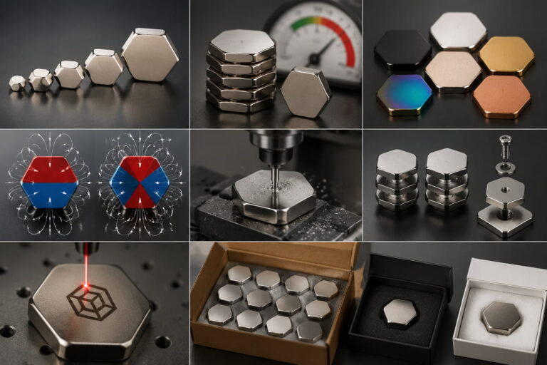 Custom Hexagon Neodymium Magnet Services picture