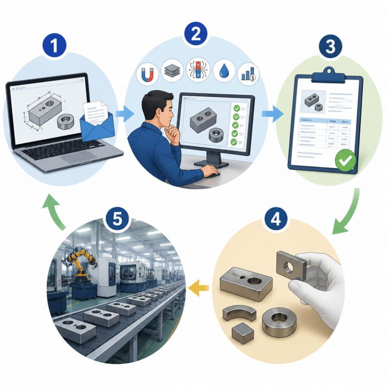 Custom Neodymium Magnets 31 Custom Magnet Order Process