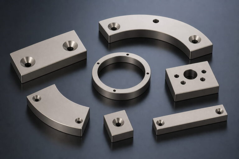 Custom Neodymium Magnet Manufacturing 12 Custom NdFeB Magnet CNC Machining Features