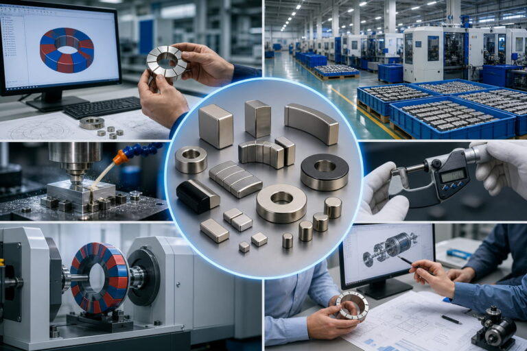Custom Neodymium Magnet Manufacturing 2 Custom NdFeB Magnet Manufacturing Support