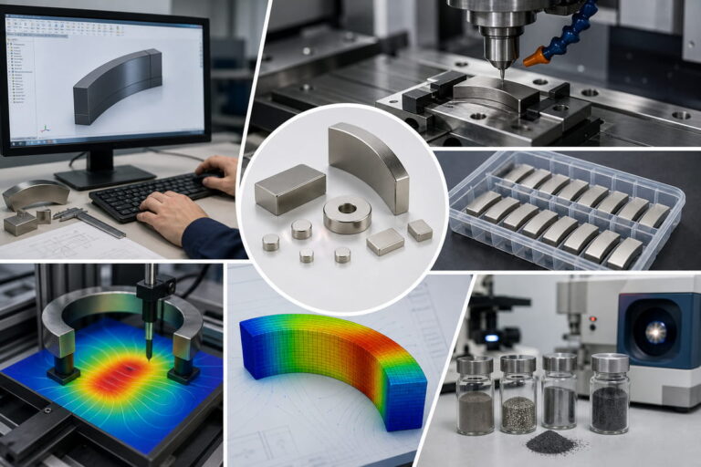 Custom Neodymium Magnet Manufacturing 14 Custom NdFeB Magnet Prototype Services