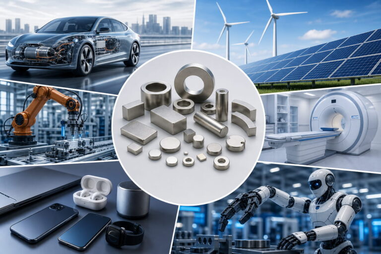 Custom Neodymium Magnet Manufacturing 20 Custom NdFeB Magnet Supported Industries