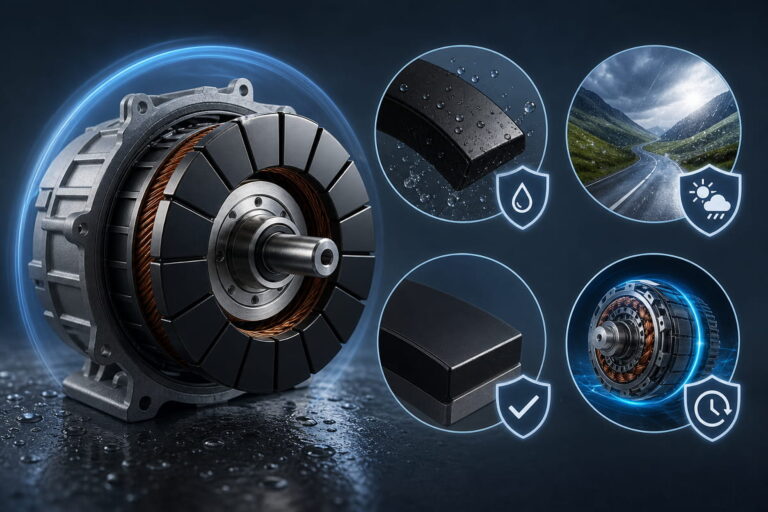 EV Motor Magnets for Electric Vehicle Drive Systems 16 EV Motor Magnet Coating Benefits