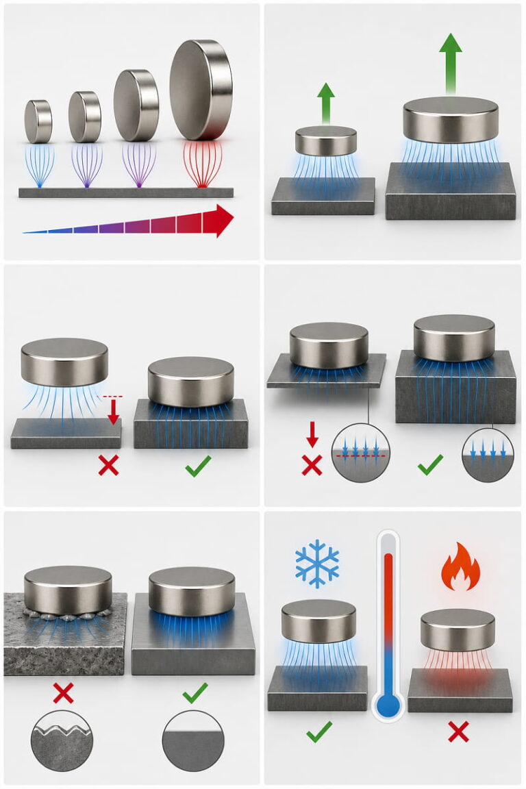 Neodymium Magnet Pull Force Guide 3 Factors Affecting Neodymium Magnet Pull Force