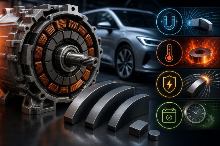 EV Motor Magnets for Electric Vehicle Drive Systems 11 High Temperature Magnet Grades for EV Motors-Key Performance Factors