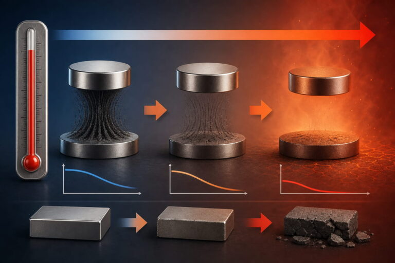 Neodymium Magnet Temperature Resistance Guide 2 How Temperature Affects Neodymium Magnet Magnetic Performance