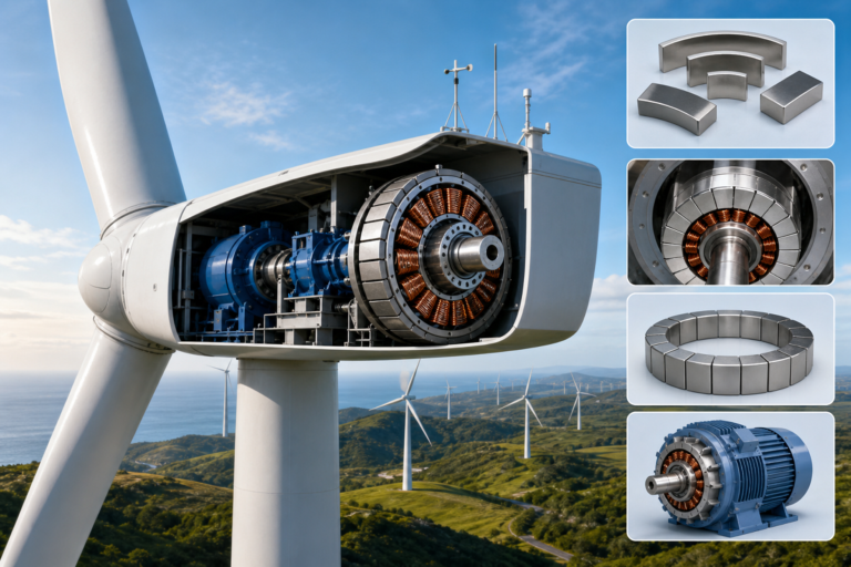 Applications 6 Key Advantages of Wind Turbine Generator Magnets