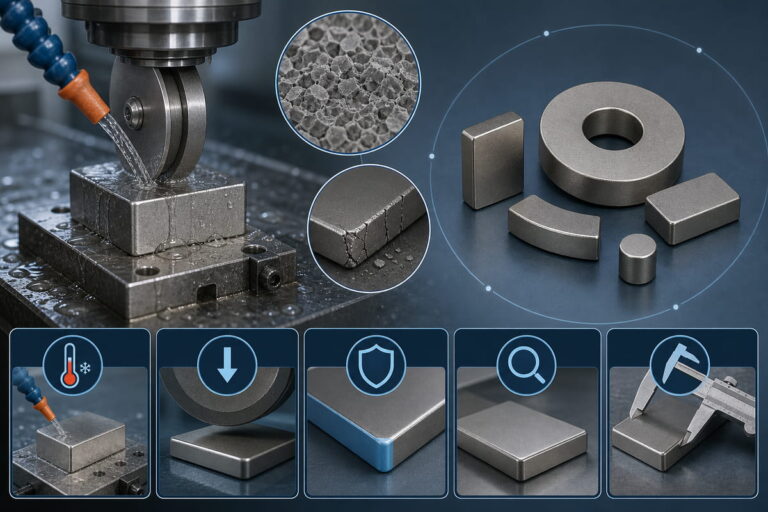 Machining Challenges for NdFeB Magnets