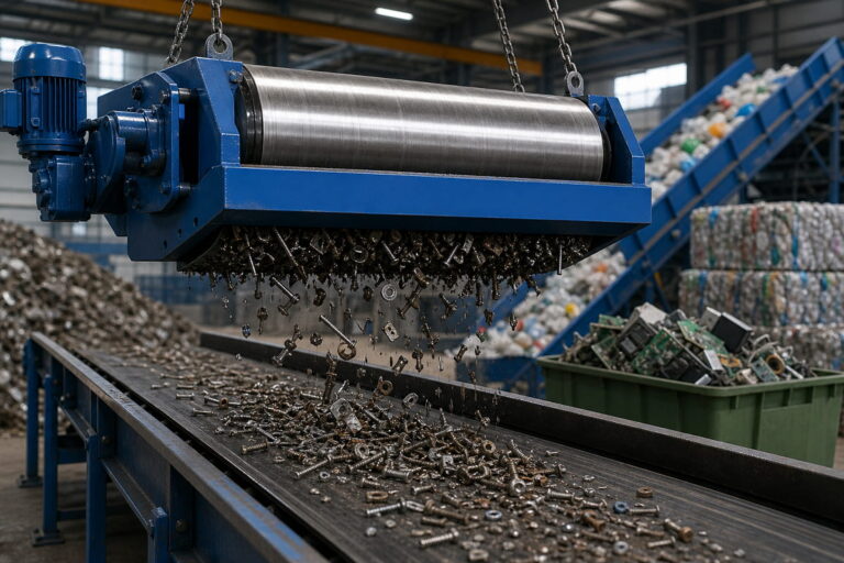 Magnetic Separator Magnets 3 Magnetic Separator for Recycling Systems