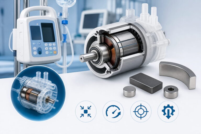 Medical Device Magnets 3 Medical Device Magnet for Medical Pumps & Motor Systems