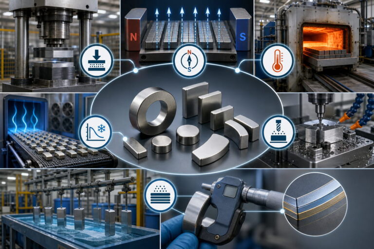 Quality Control & Inspection for Neodymium Magnets 6 NdFeB Magnet Controlled Manufacturing Parameters