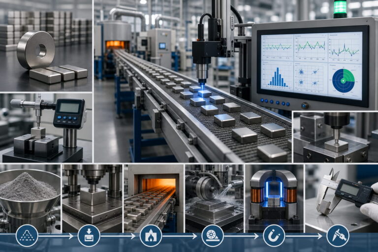Quality Control & Inspection for Neodymium Magnets 7 NdFeB Magnet In-Process Manufacturing Control Process Objectives