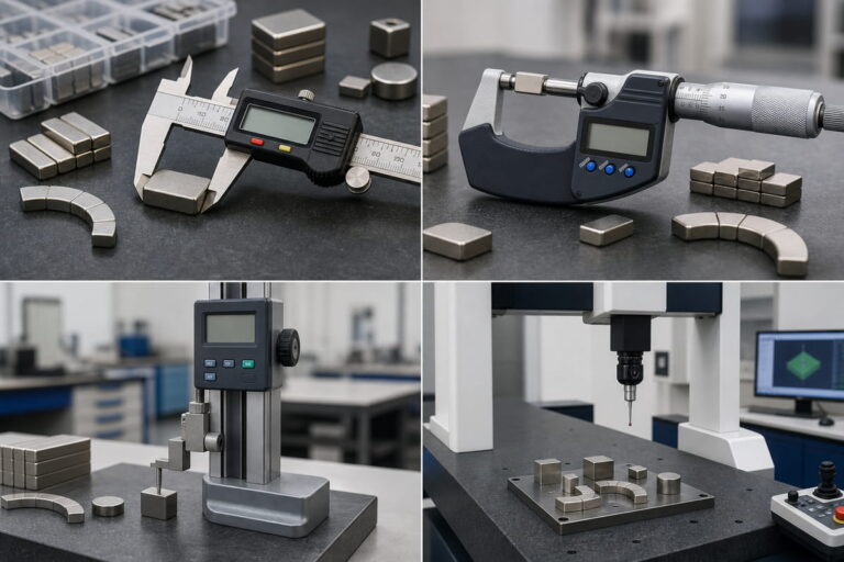 Quality Control & Inspection for Neodymium Magnets 16 NdFeB Magnet Manufacturing Dimensional Inspection Equipment
