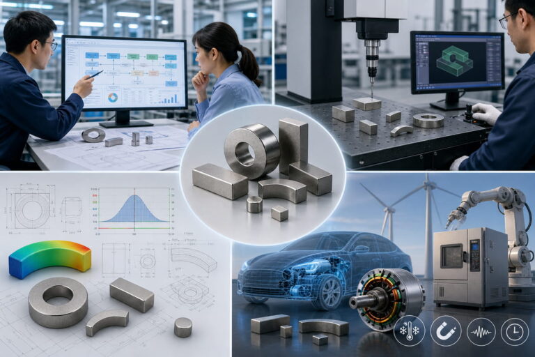 Quality Control & Inspection for Neodymium Magnets 30 NdFeB Magnet Manufacturing Engineering Assistance