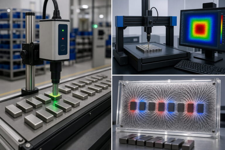 Quality Control & Inspection for Neodymium Magnets 24 NdFeB Magnet Manufacturing Inspection Equipment