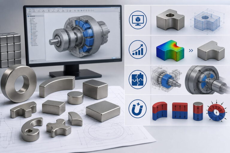 NdFeB Magnets Custom Magnet Shapes Engineering Support