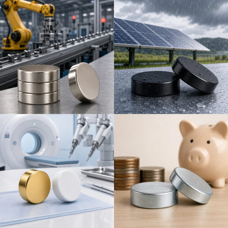 Neodymium Magnet Coating Selection by Application