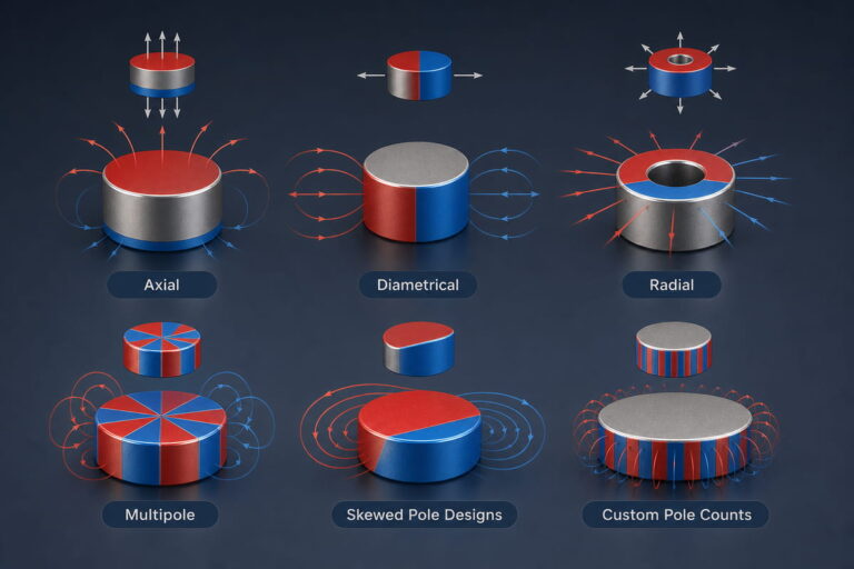 Neodymium Magnet Custom Magnetization Options