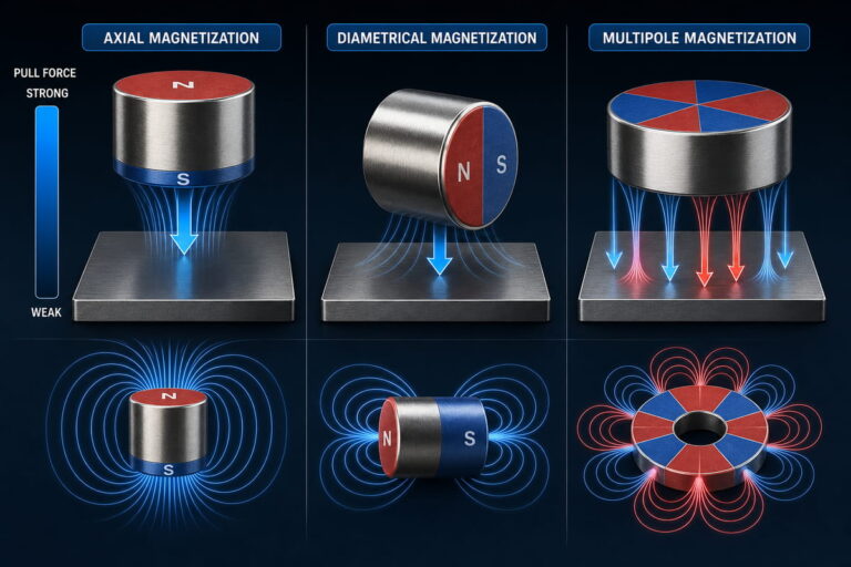 Magnetization Direction Guide 15 Neodymium Magnet Magnetization Direction and Pull Force