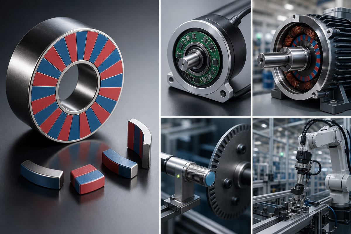 Neodymium Magnet Multipole Magnetization Typical Applications