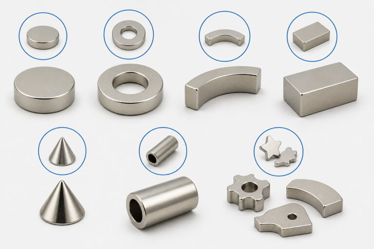 Magnet Manufacturing 14 Our Neodymium Magnet Custom Shapes