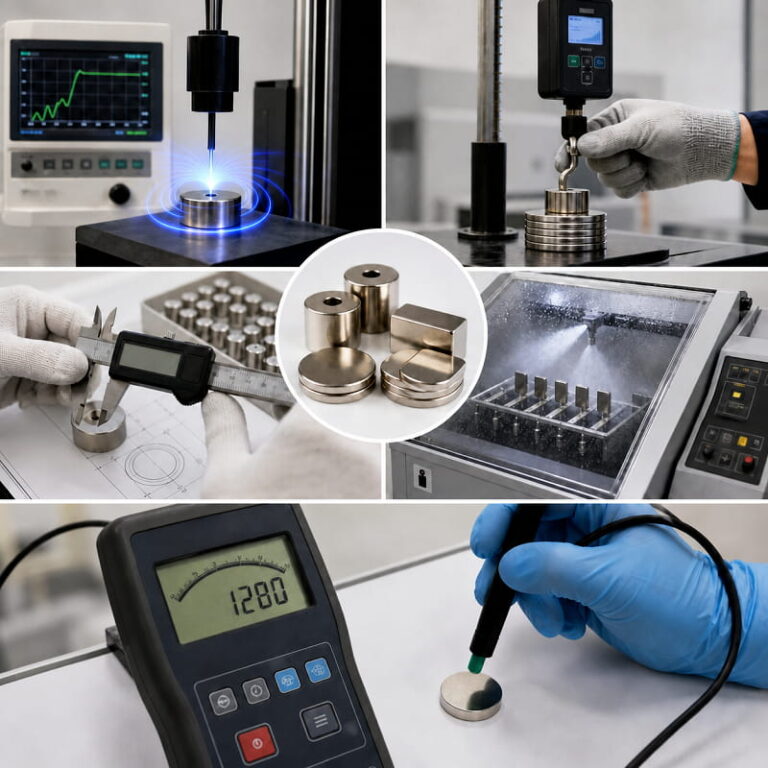 Magnet Manufacturing 12 Our Neodymium Magnet Inspection Capabilities
