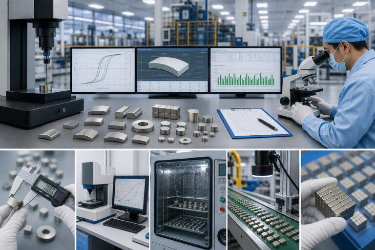 Quality Control & Inspection for Neodymium Magnets 1 Quality Control Objectives in NdFeB Magnet Manufacturing