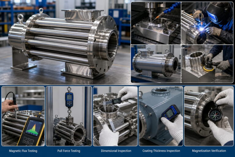 Magnetic Separator Magnets 10 Separator Magnet Quality Inspection