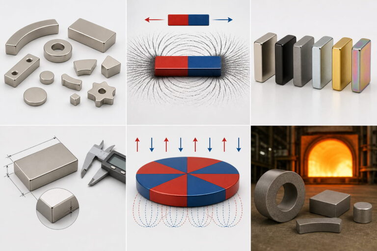 Sintered NdFeB Magnet Manufacturing 20 Sintered NdFeB Magnets Customization Options