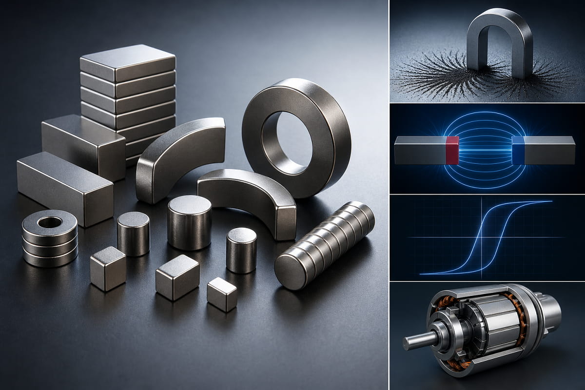 Sintered NdFeB Magnet Manufacturing 5 Sintered NdFeB Magnets Material Characteristics