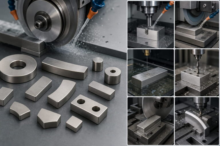 Sintered NdFeB Magnet Manufacturing 13 Sintered NdFeB Magnets Precision Machining Services