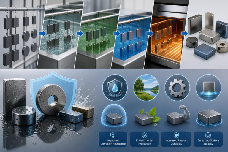 Sintered NdFeB Magnet Manufacturing 15 Sintered NdFeB Magnets Surface Coating Benefits