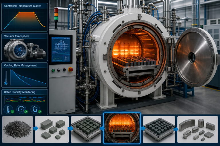Sintered NdFeB Magnet Manufacturing 11 Sintered NdFeB Magnets Vacuum Sintering Process-Process Parameters