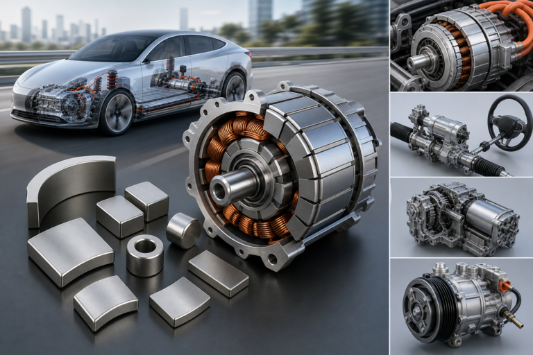 Applications 5 Typical Applications of EV Motor Magnets