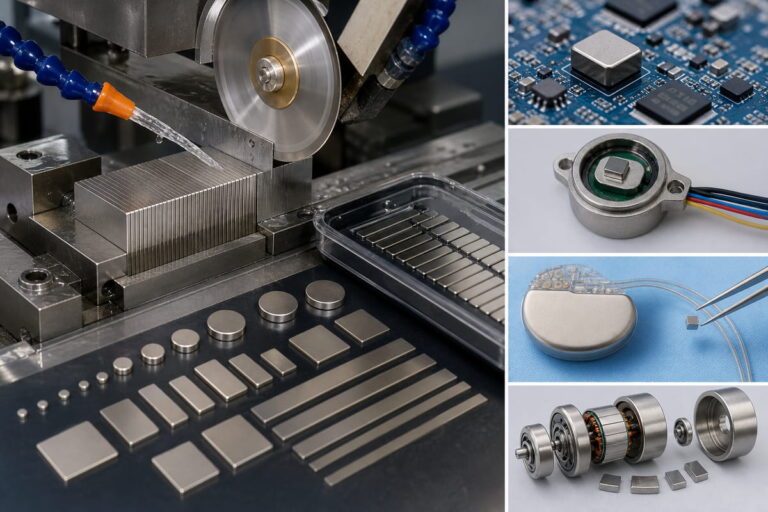Typical Industries of NdFeB Magnets Slicing & Thin Magnet Processing