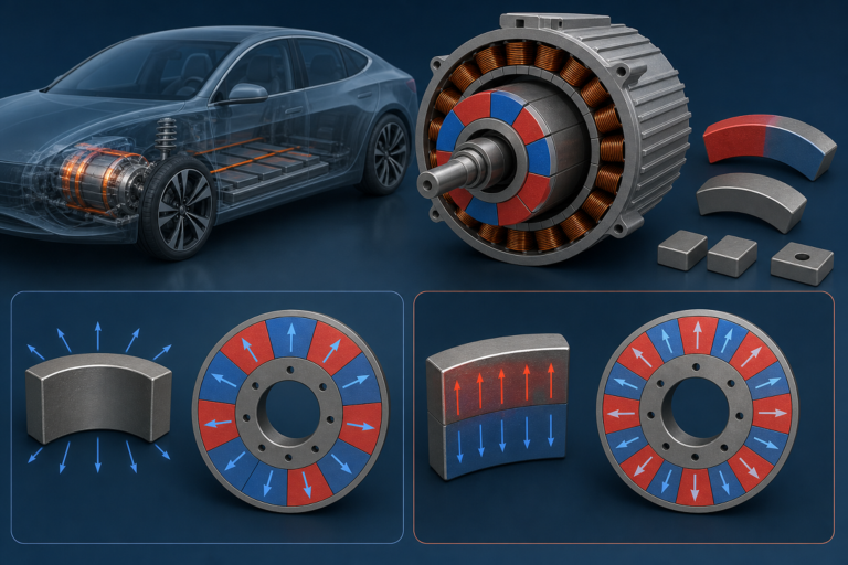 Applications 4 Typical Magnetization Methods for EV Motor Magnets