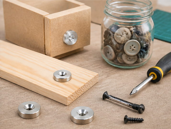 Countersunk Magnets 7 applications of countersunk neodymium magnets for DIY projects