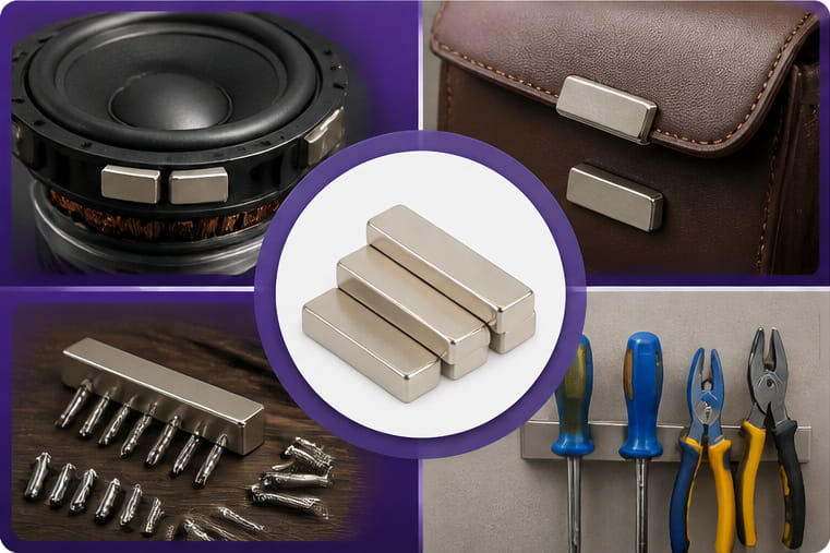 Bar Magnets 6 applications of neodymium bar magnets-electronics and consumer products