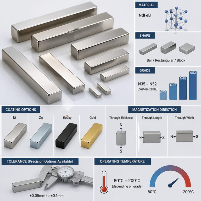 Bar Magnets 3 bar magnets technical specifications picture