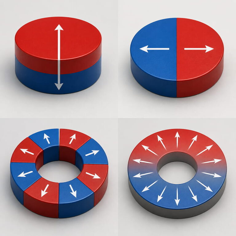 Custom Neodymium Magnets 25 custom magnetization direction