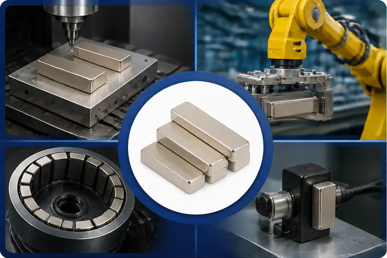 Bar Magnets 4 industrial applications of neodymium bar magnets picture