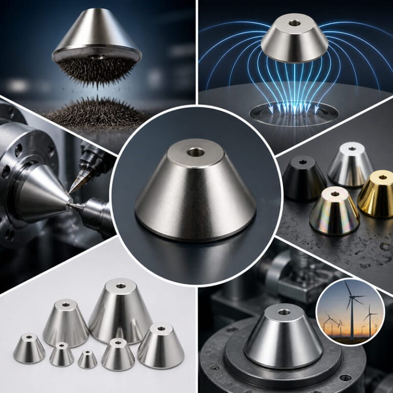 Cone Magnets 2 key features of cone magnets