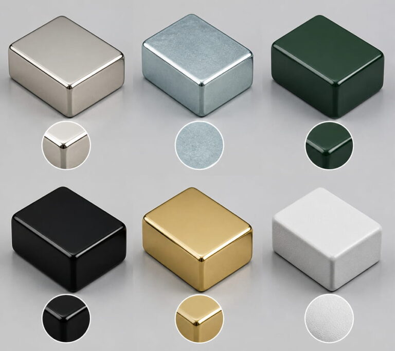 Block Magnets 4 neodymium block magnet surface coating options