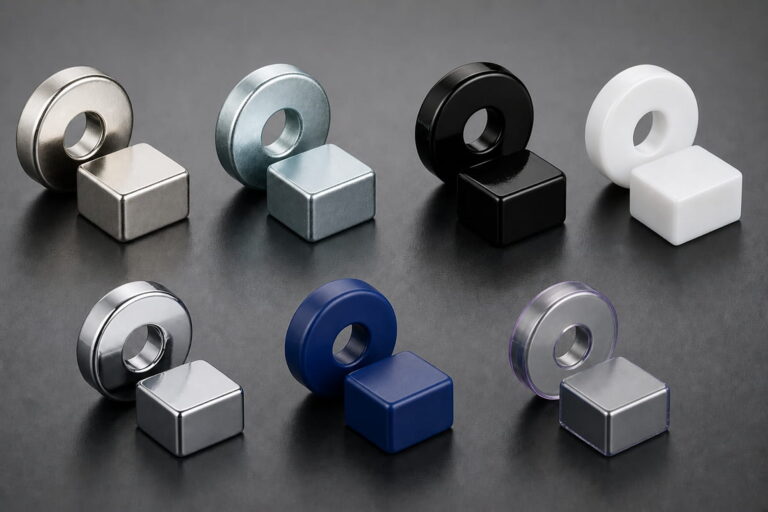 About Us 4 neodymium magnet coating options