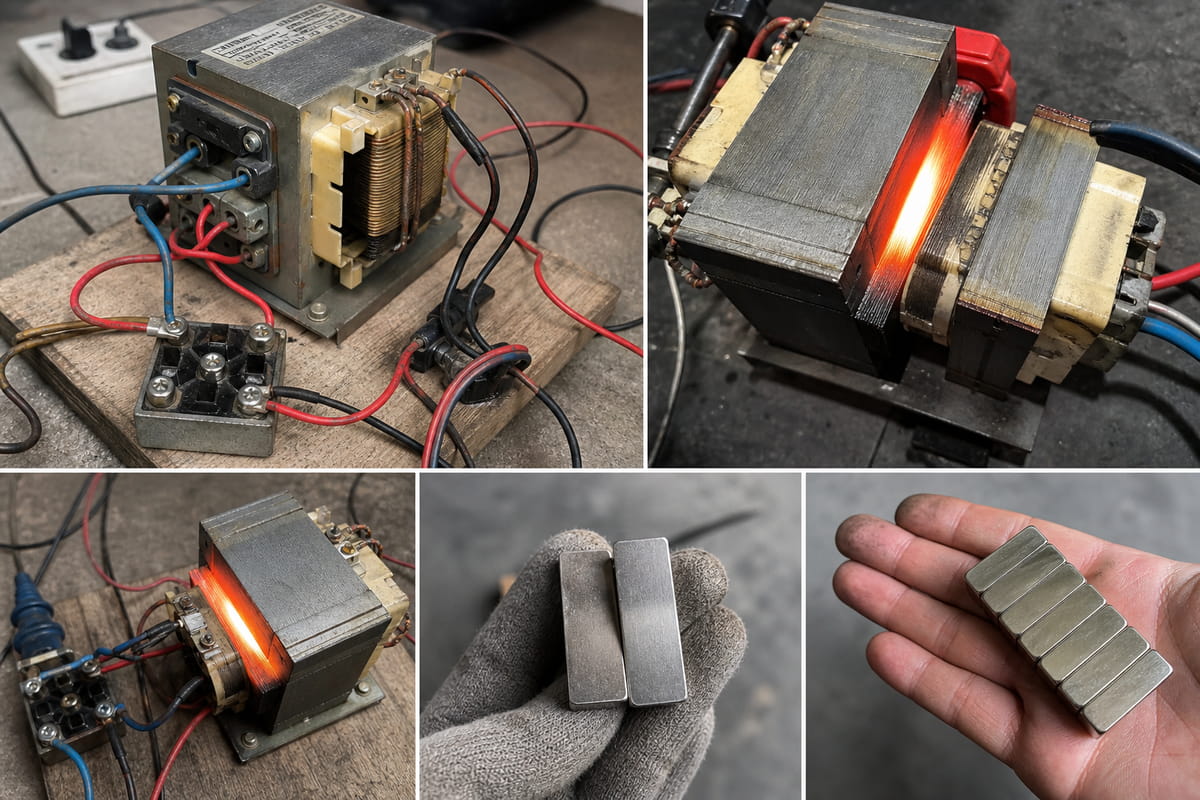 How to Remagnetize a Neodymium Magnet? 3 Useful Methods 7 Advanced Hack Microwave Transformer Method to Remagnetize a Neodymium Magnet