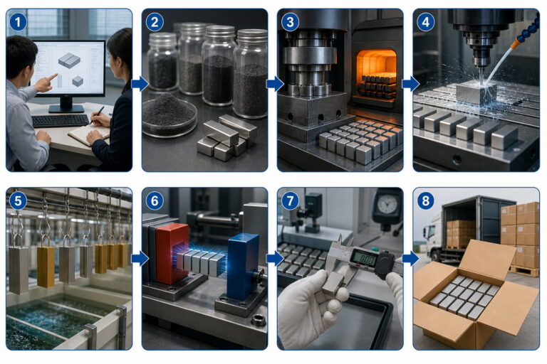 Custom N38 Magnet Manufacturing Process picture