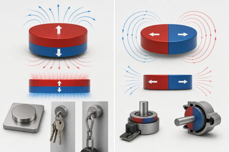 Disc Magnets 6 Disc Magnet Magnetization Options