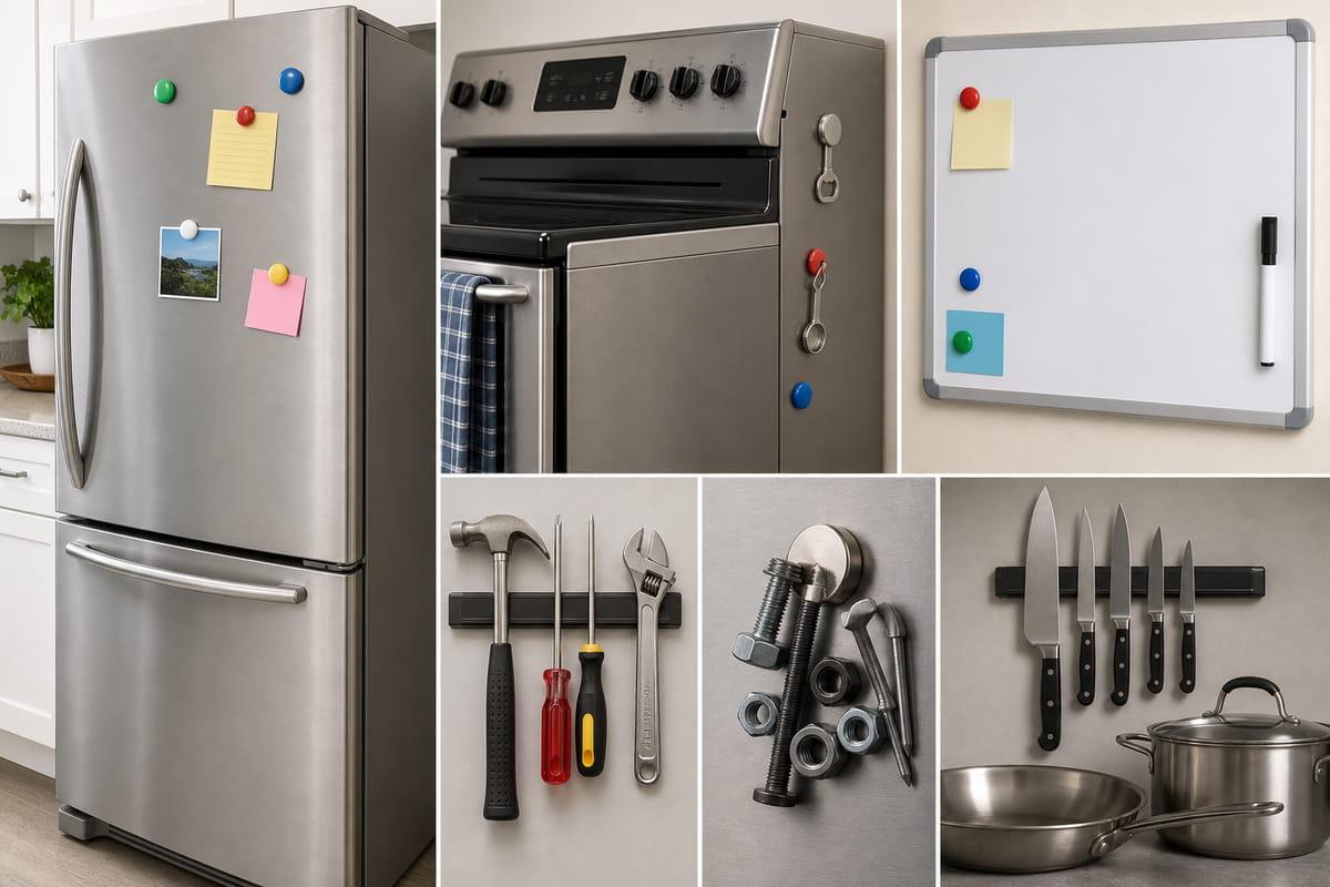 What Sticks to Magnets: Complete Items List Guide (2026) 5 Everyday Items That Stick to Magnets